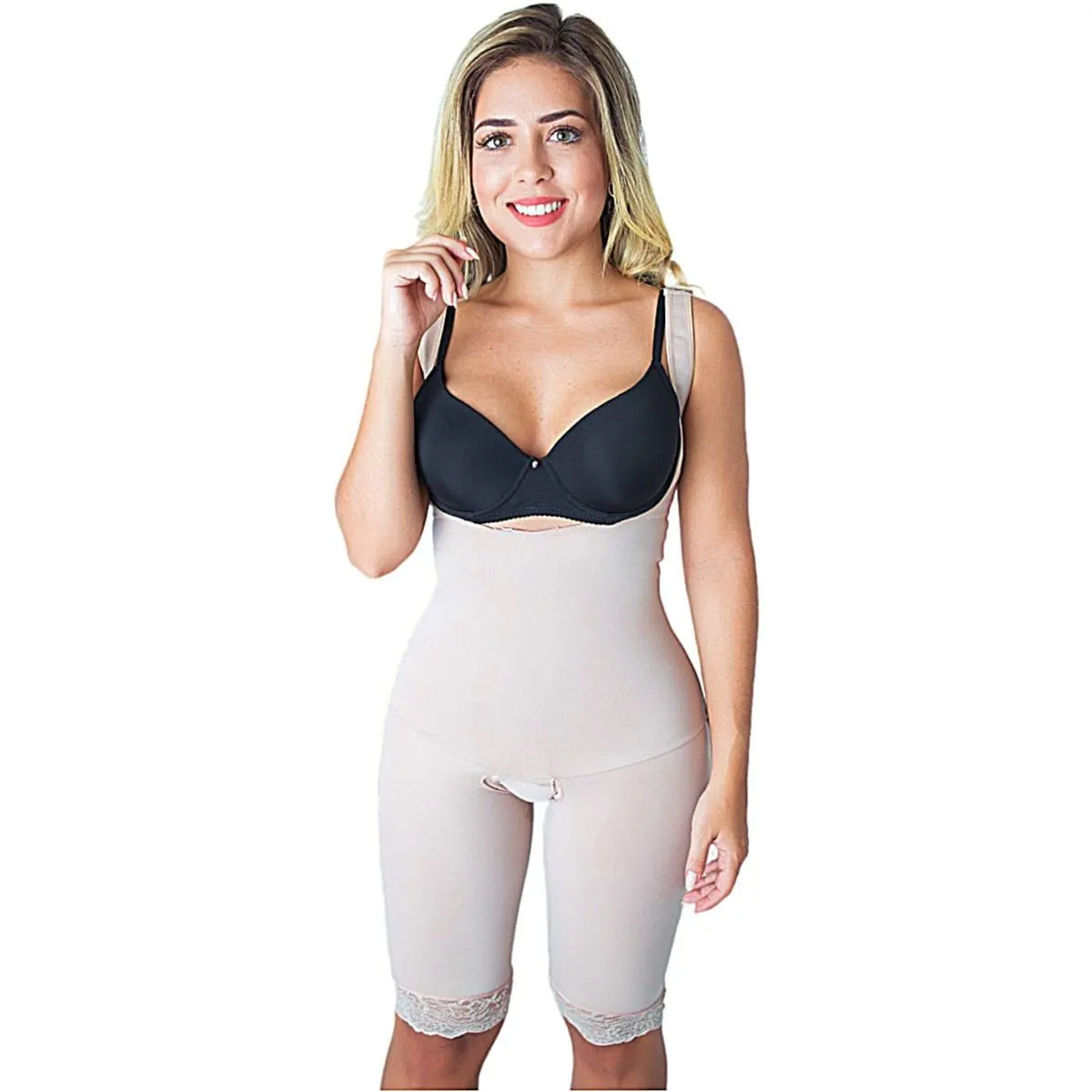 Modelador MHM 1/2 Perna Fechado 726A Tam 46 Bege