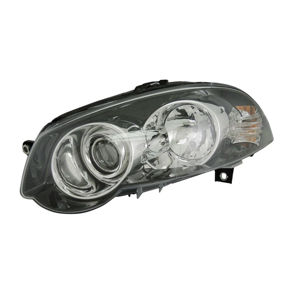 Farol Principal Lado Esquerdo Máscara Negra Aro Cromado - VIA EXPRESSA FIAT0094