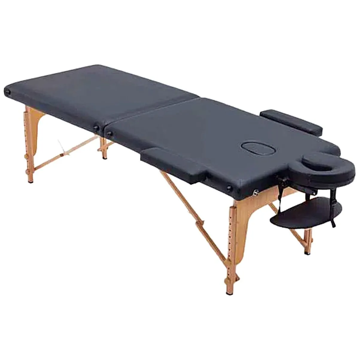 Mesa de Massagem Dobrável de Madeira Procirúrgical - Preta