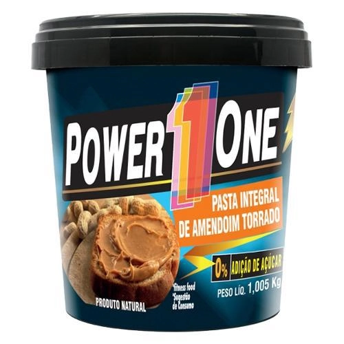 Pasta Integral De Amendoim Torrado 1kg Power One