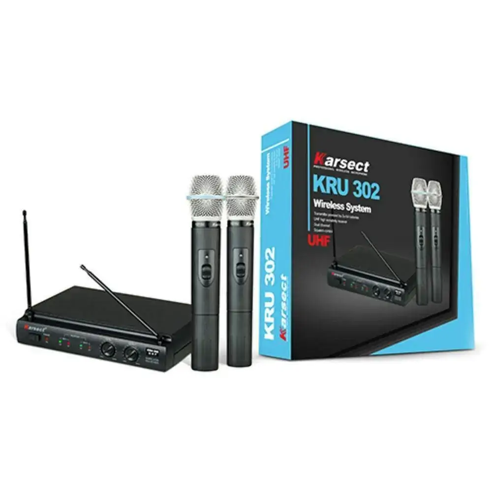 Microfone Karsect Kru 302 Mao Uhf