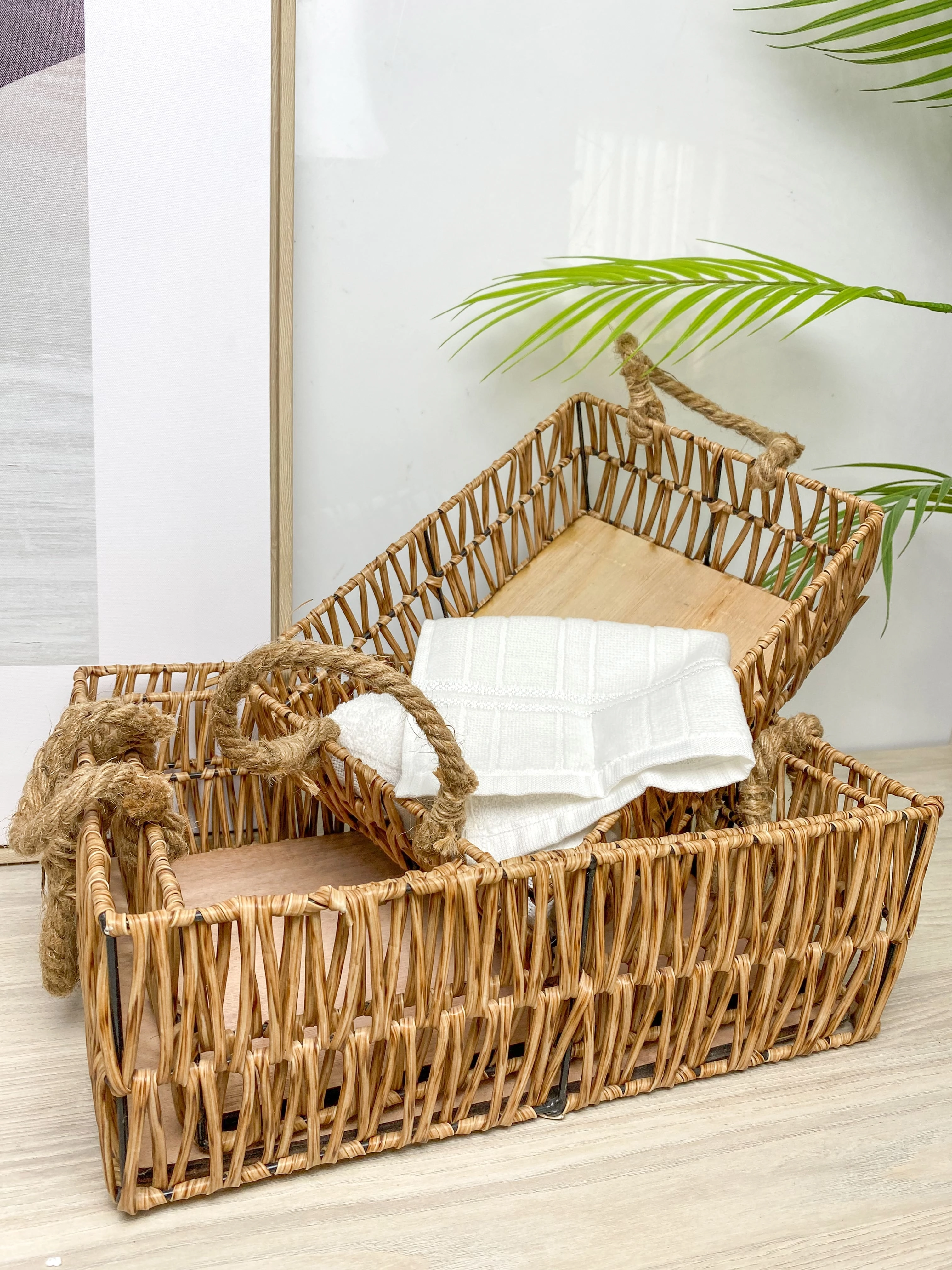 Bandeja Madeira Retangular Rustico Boho 123147 Ld