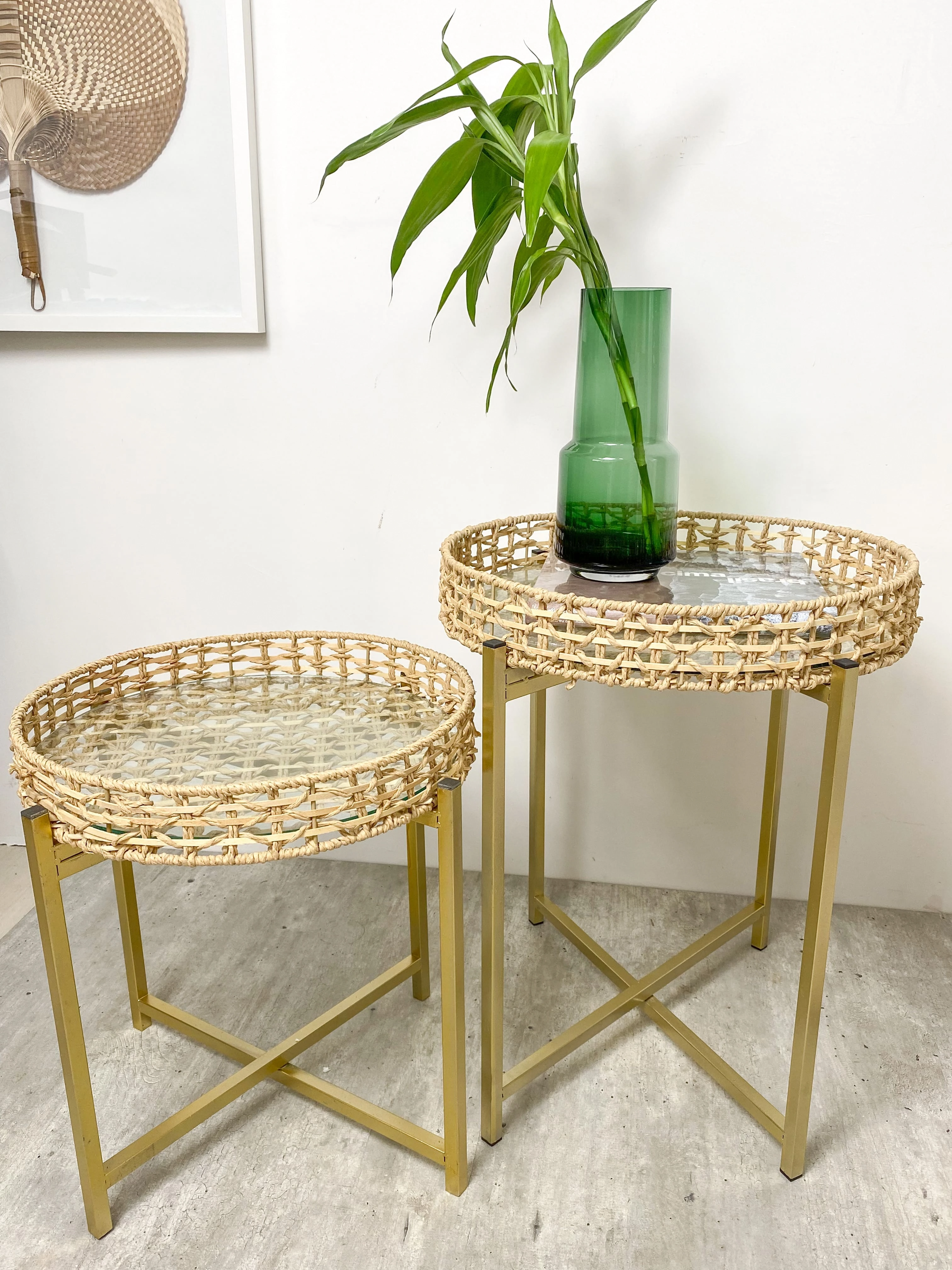 Mesa Boho Jogo 2 Pcs 123178 Ld