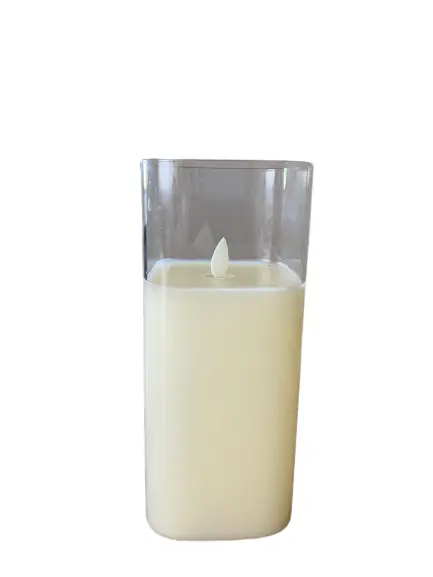 Vela Led Castical Vidro G 125547 Ld