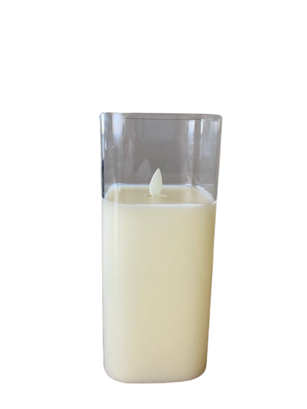 Vela Led Castical Vidro Gg 125548 Ld