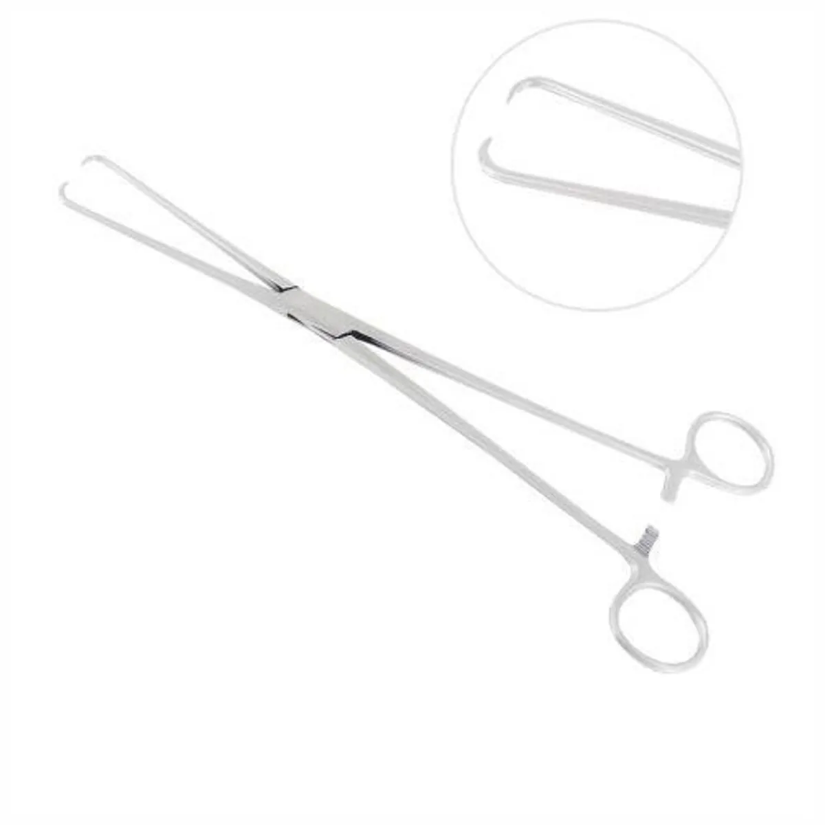 Pinça Pozzi 24Cm - Para Colo Uterino Abc