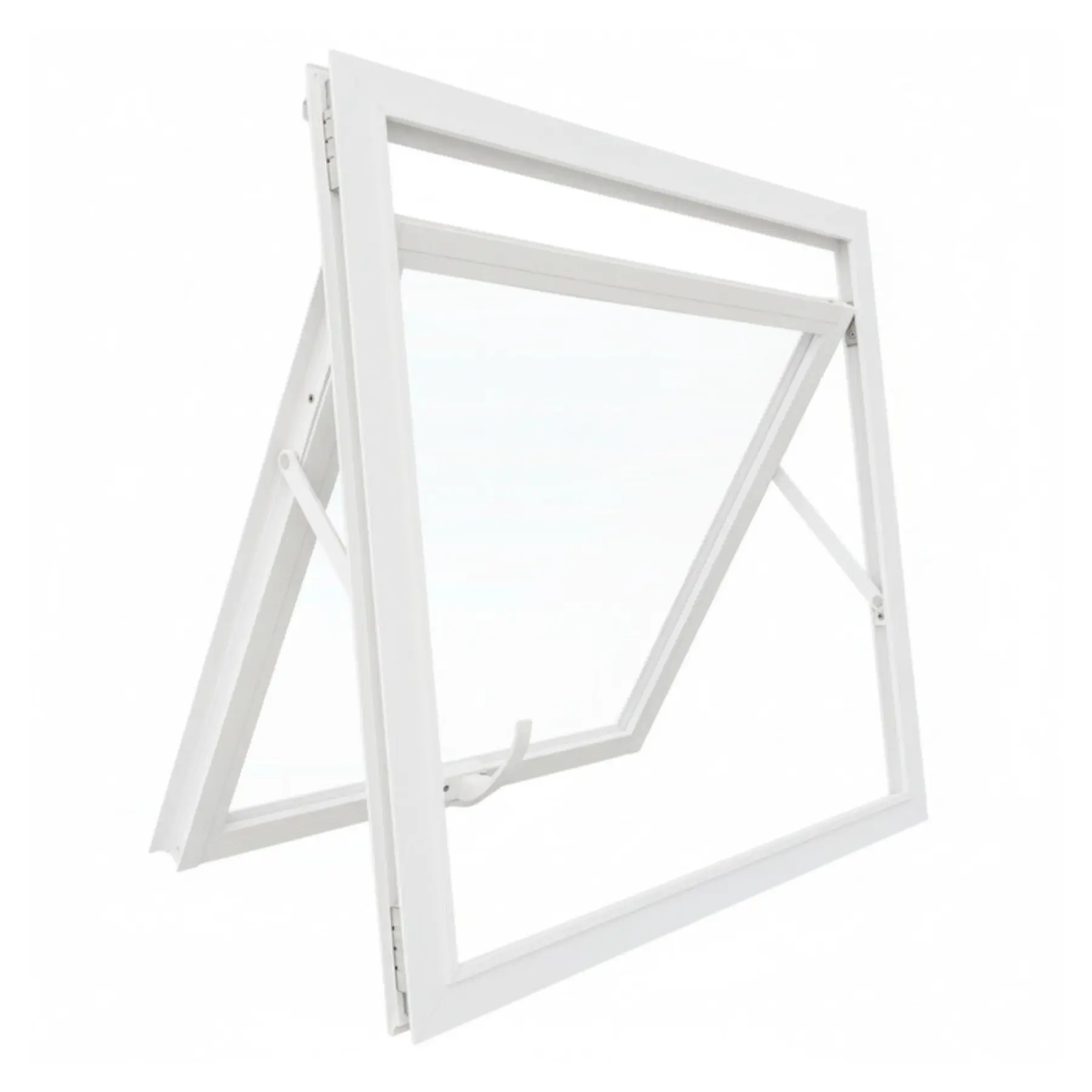 Janela de Alumínio Maxim-ar 60x60cm com Vidro 3mm Palace Líder Branca