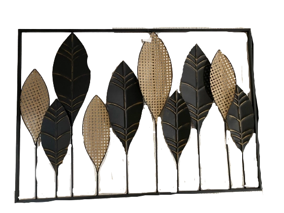Escultura Metal Decorativa 100x3x70cm 125661 Ld