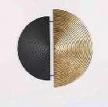 Escultura Metal Decorativa 76x1x79cm 125667 Ld