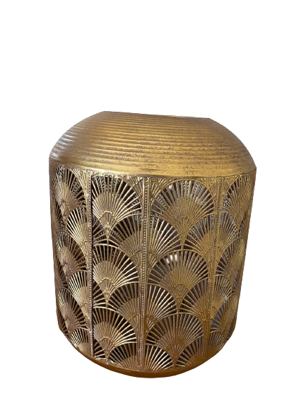 Vaso Metal Dourado 125768 Ld