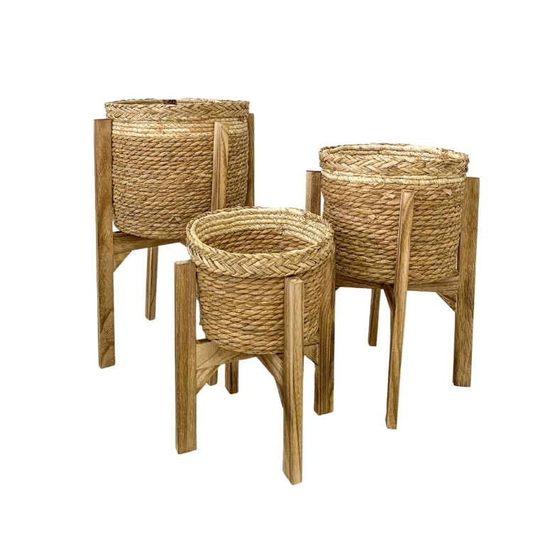 Kit Vaso Tripe Chao Palha Trio 3pcs 127381 Ld