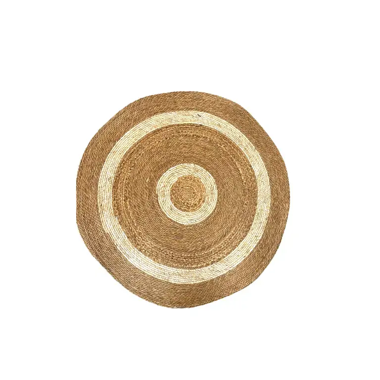 Tapete Palha Redondo Listra 120x120 127365 Ld