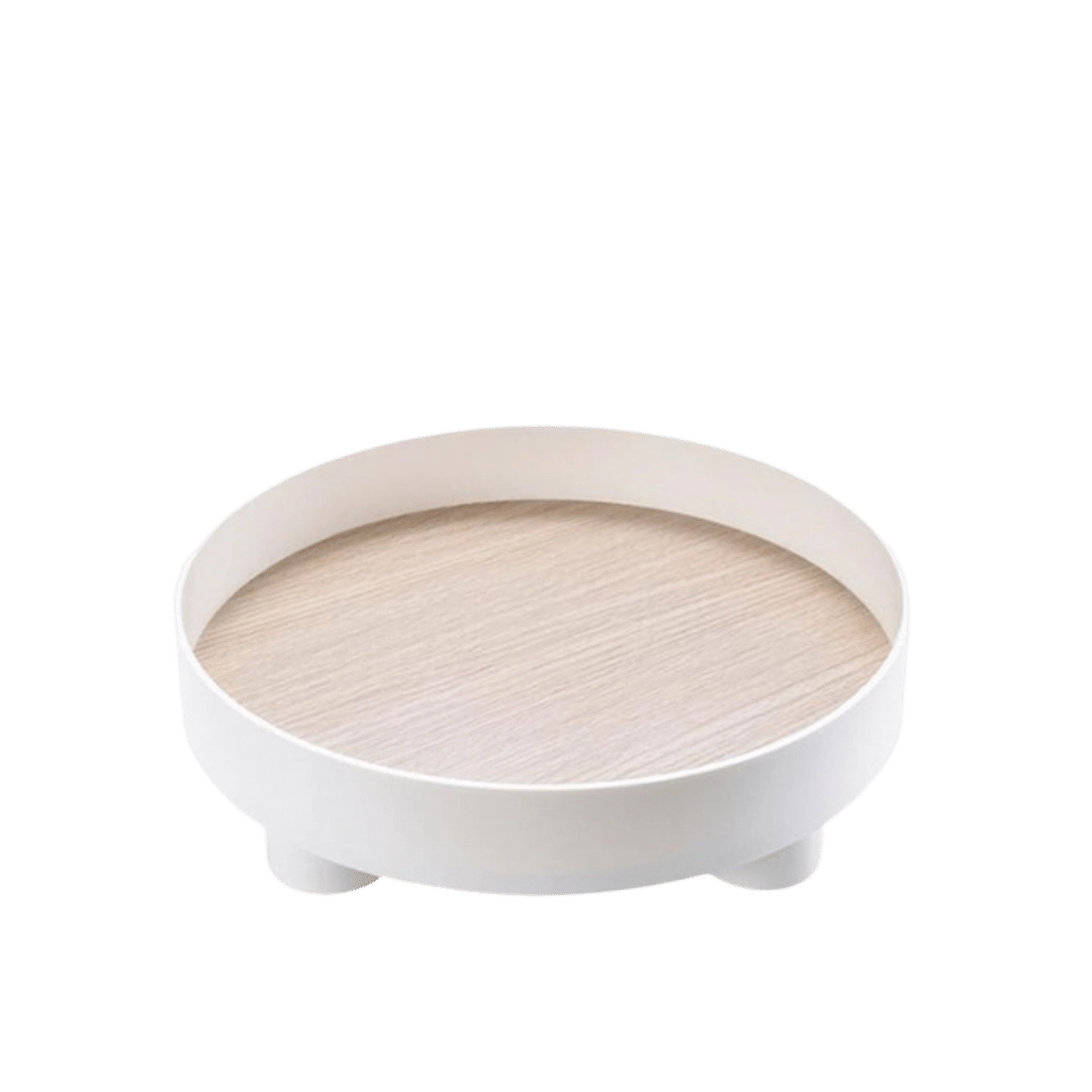 Bandeja Redonda Branca Pp 132017 Ld