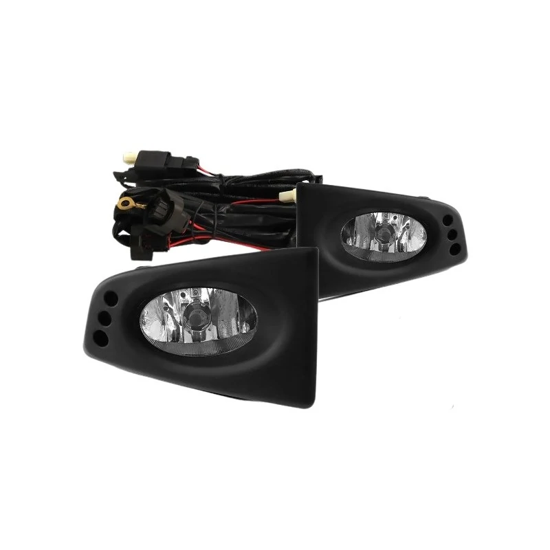 Kit Farol de Milha HONDA FIT com Moldura Preta - SUNS ACESSORIOS FGS0211HD