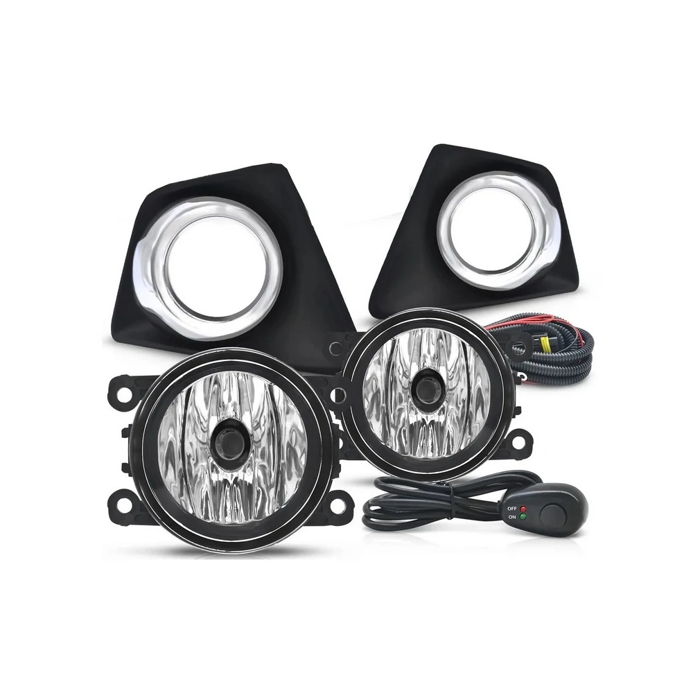 Kit Farol de Milha FORD ECOSPORT Cromado - SUNS ACESSORIOS FGS0404FD