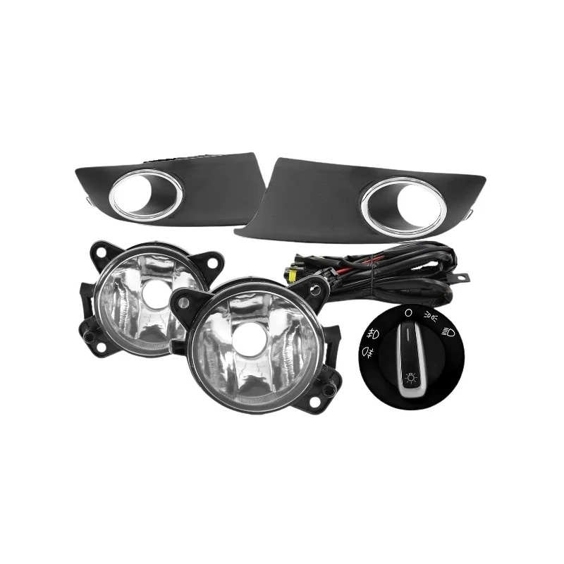 Kit Farol Auxiliar VOLKSWAGEN FOX Botão Redondo - SUNS ACESSORIOS FGS0019VW
