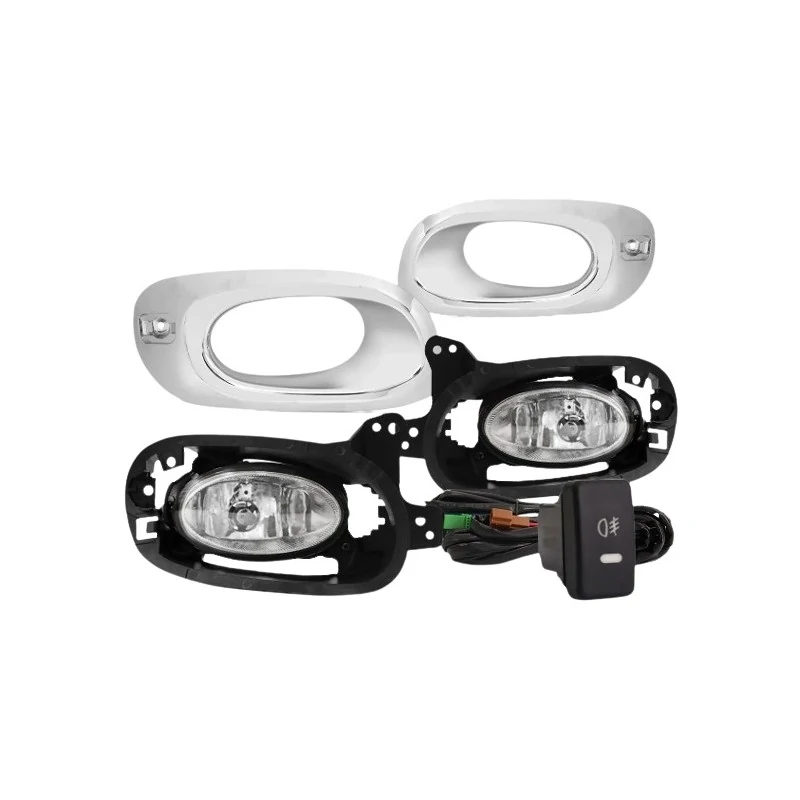 Farol de Neblina HONDA FIT com Moldura Cromado - SUNS ACESSORIOS FGS0216HD