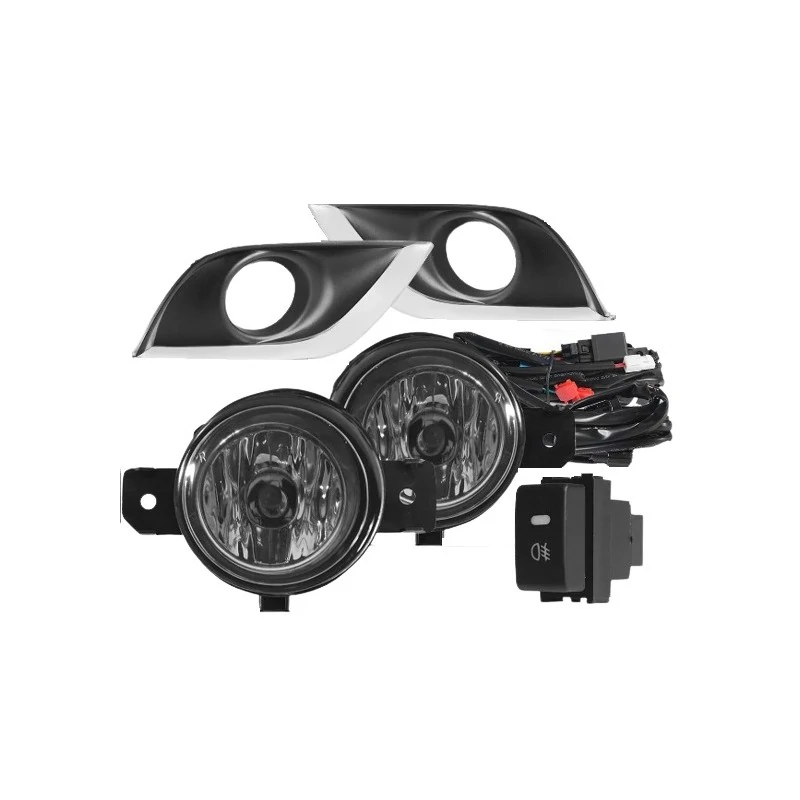 Kit Farol de Milha NISSAN VERSA Moldura Cromada - SUNS ACESSORIOS FGS0316NS