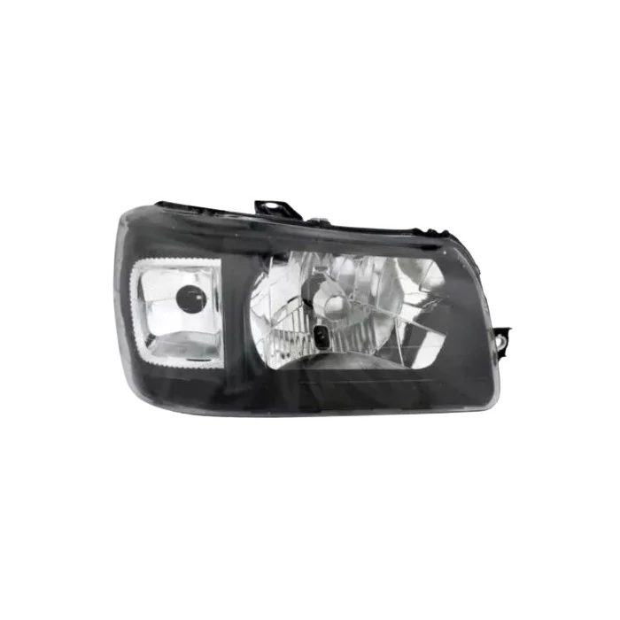 Farol Principal FIAT FIORINO/UNO Lado Direito Máscara Negra Cúpula Cromada - VIA EXPRESSA FIAT0212