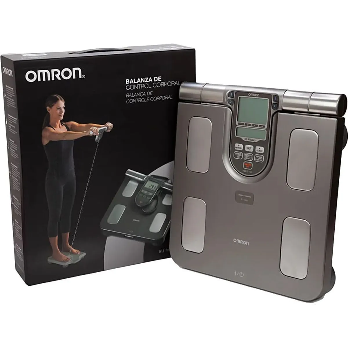 Balança Digital De Bioimpedância De Corpo Inteiro Omron Hbf-514