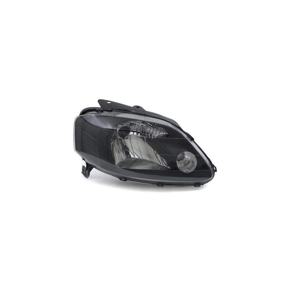 Farol Principal Lado Direito Máscara Negra Monorefletor H4 - VIA EXPRESSA VW0263