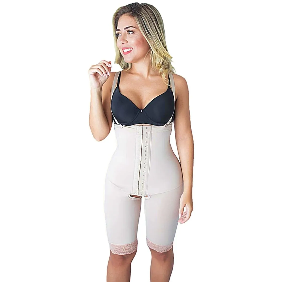 Modelador MHM 1/2 Perna Aberto 726A Tam 46 Bege