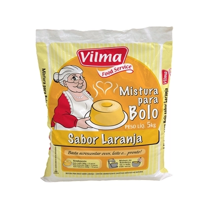 Mistura Para Bolo Vilma Laranja 5kg