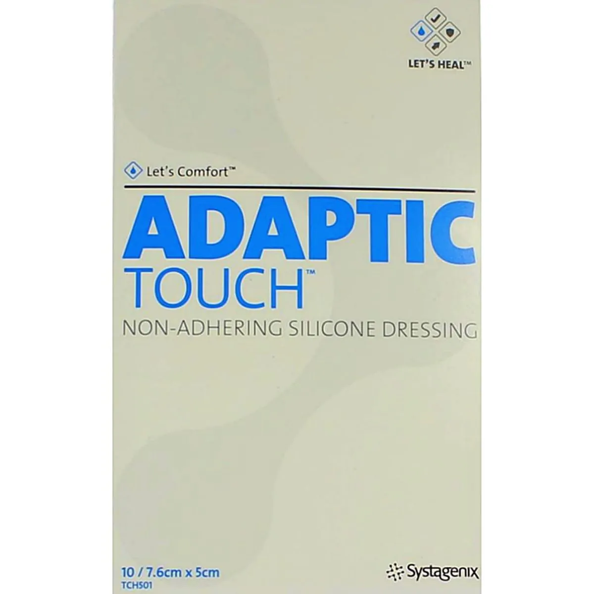 Adaptic Touch - Compressa Não Aderente De Silicone - 7.6X5Cm - Tch501