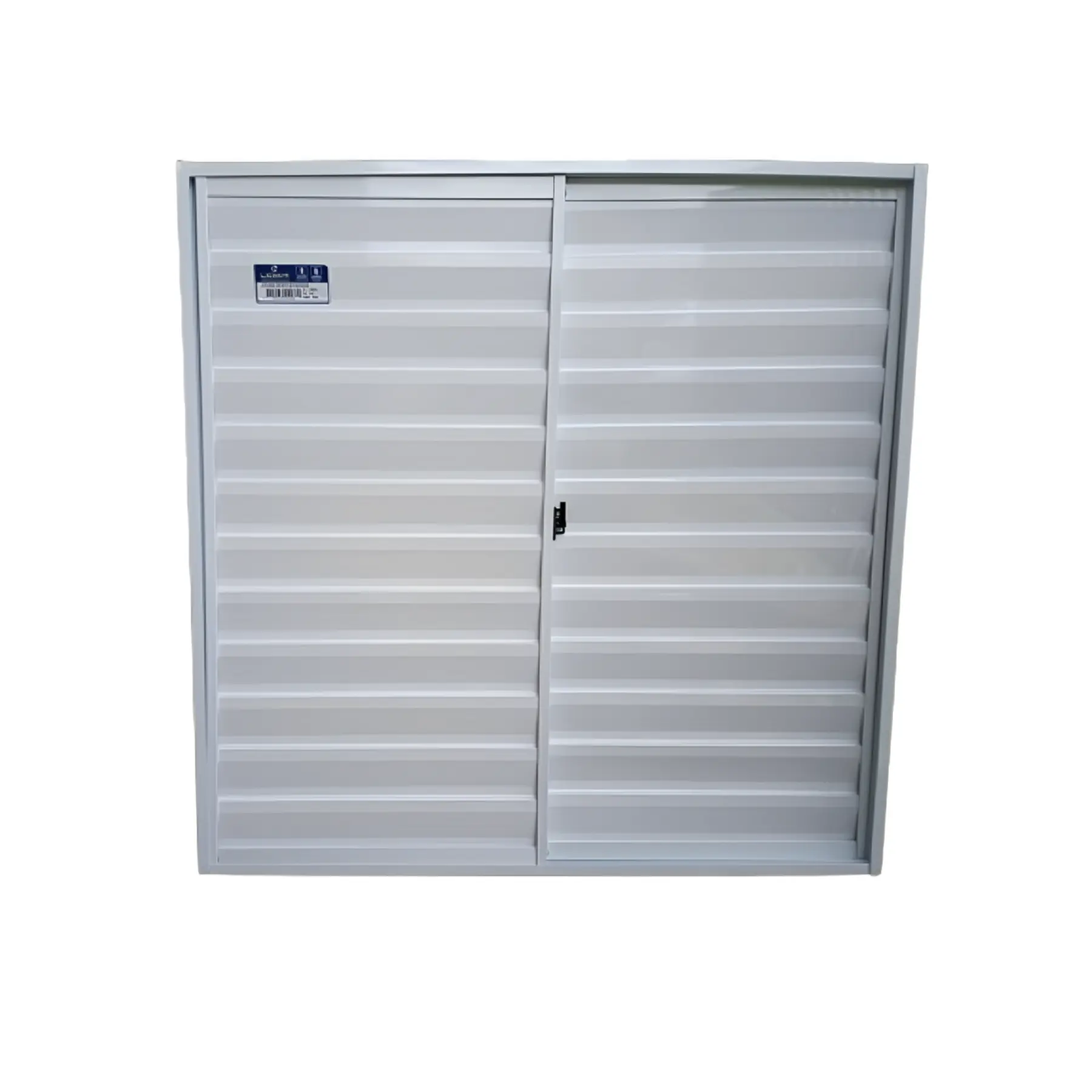 Janela de Alumínio Veneziana 2 Folhas 100x120cm Slim Líder Branca
