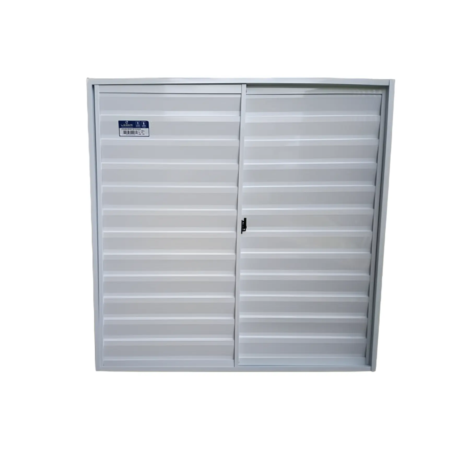 Janela de Alumínio Veneziana 2 Folhas 100x150cm Slim Líder Branca