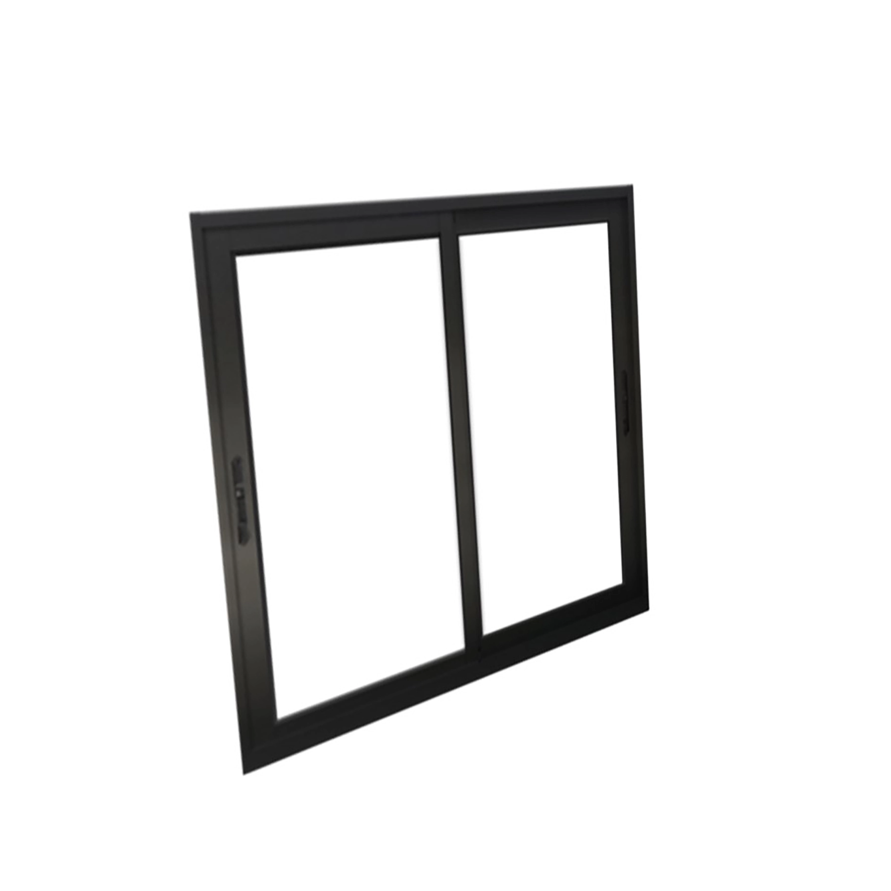 Janela de Alumínio de Correr 2 Folhas 100x120cm com Vidro 3mm Palace Líder Preta