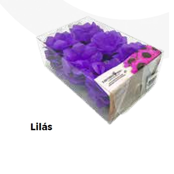 Forminha Seda Flor Lily Lilas C/30 Emporio Box