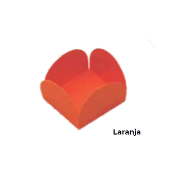 Forma 4 Petalas Laranja Desmontada C/50