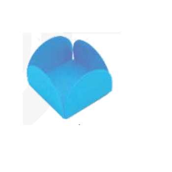 Forma 4 Petalas Azul Bebe Desmontada C/50