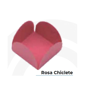 Forma 4 Petalas Rosa Chiclete Desmontada C/50