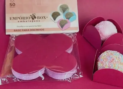 Forma 4 Petalas Marsala Desmontada C/50 Emporio Box
