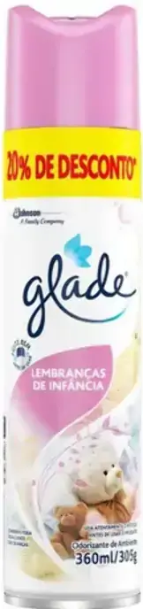 Glade Aero Lemb De Infanc 20 Desc 360ml Cx/12 Prom