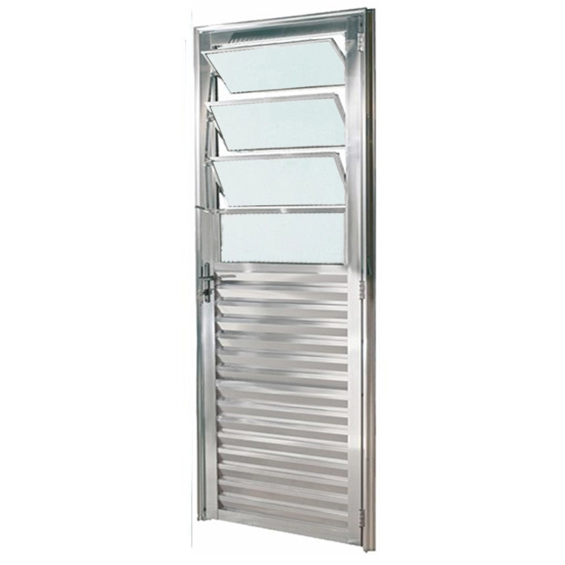 Porta De Alumínio Brilhante De Cozinha Basculante Cmc Modular - Lado Direito - 2.10 (a) X 0.90 (l)
