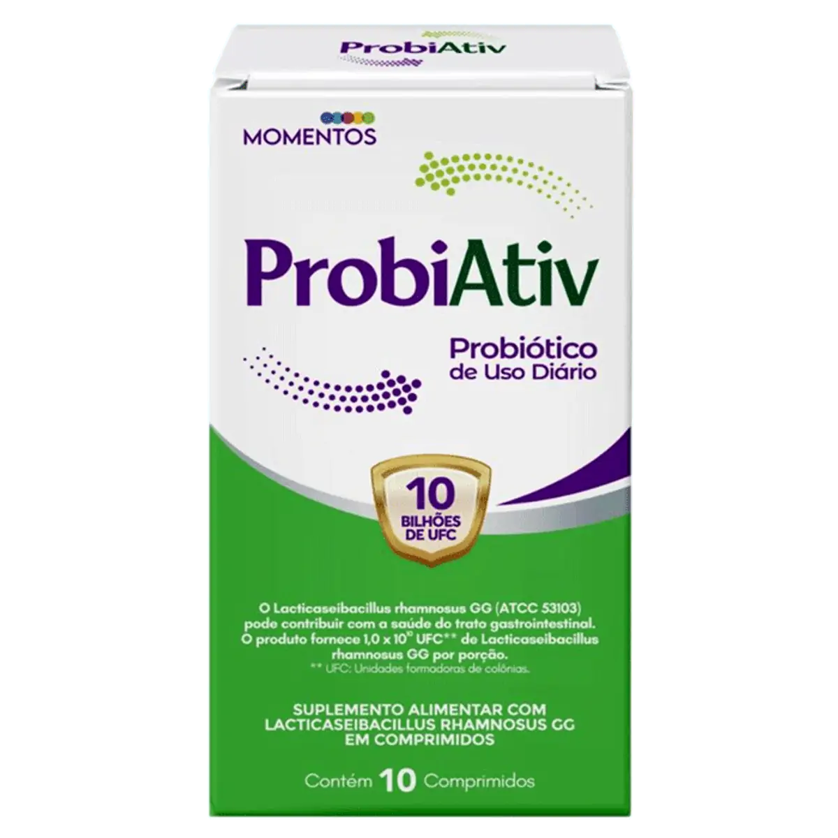 Probiótico Zero Açúcar Probiativ Caixa 10 Comprimidos