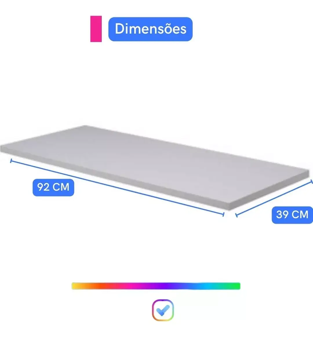 Kit De 3 Bandejas 0,40x0,91 Linha Leve