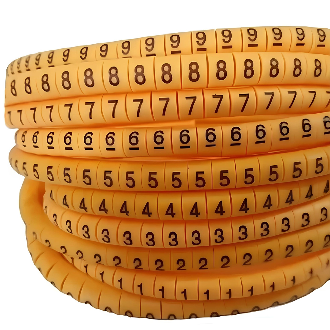 1000 Pçs - Anilha Para Cabo 2,5a 4mm Ec1 - Numeros