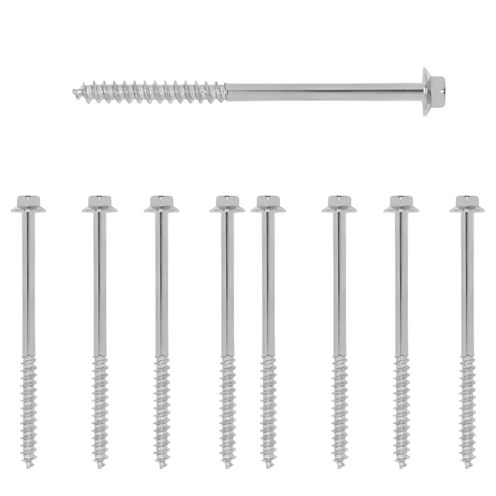 Kit 10 Parafuso Telha 1/4 X150mm