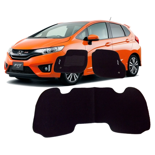 Tapete Carpete Preto Honda Fit