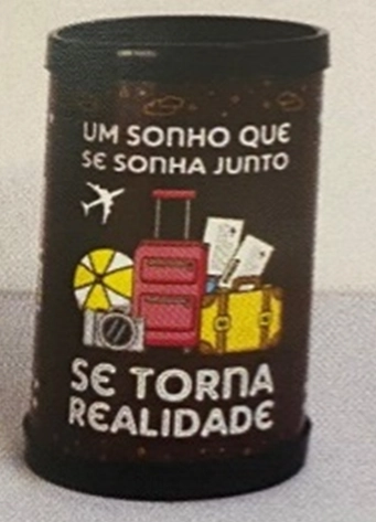 Cofrinho Metal 18x12cm Diversos Temas 1096 Alianca Renovada