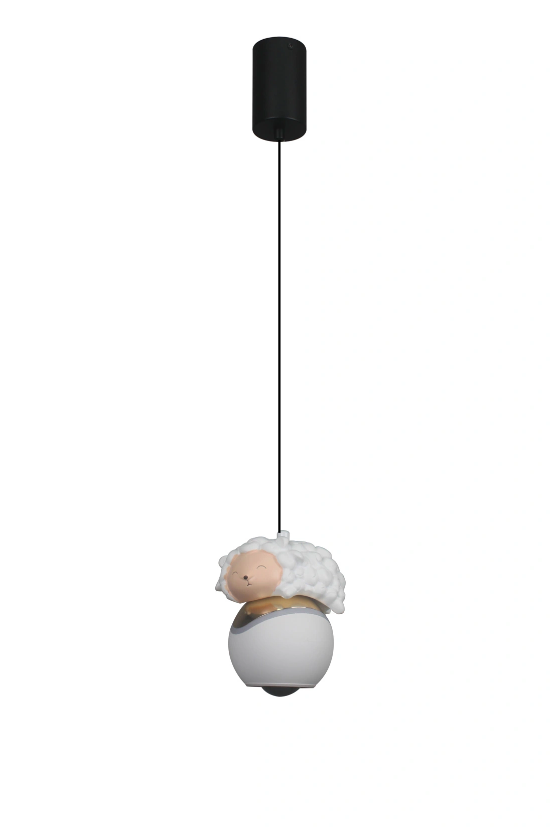 Pendente Infantil Ovelhinha 15cm Led 10w 3200k Bivolt 16211-pl