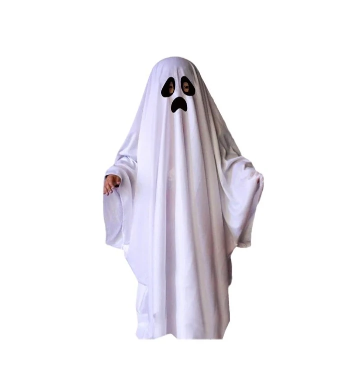 Fant Fantasma Branco Halloween 1,30m Party Dream