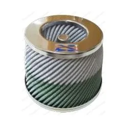 Filtro de Ar Esportivo Sneeze Mono Fluxo Baixo Branco Verde 62/72mm - SPECTRUM 7900023