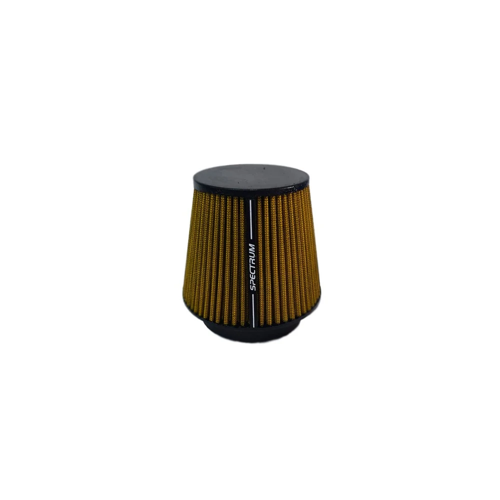 Filtro de Ar Esportivo Slash Mono Fluxo Cônico Amarelo 85mm - SPECTRUM 8800080