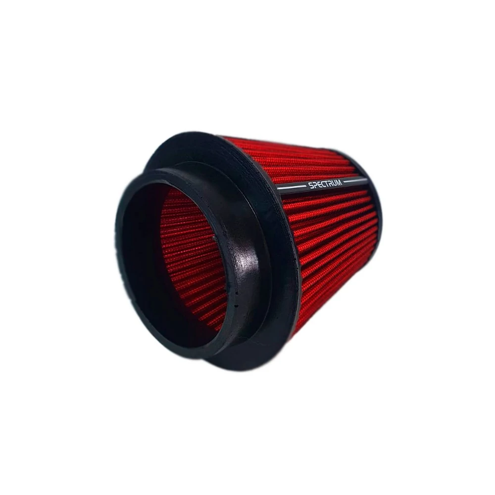 Filtro de Ar Esportivo Slash Mono Fluxo Vermelho 85mm - SPECTRUM 8800084