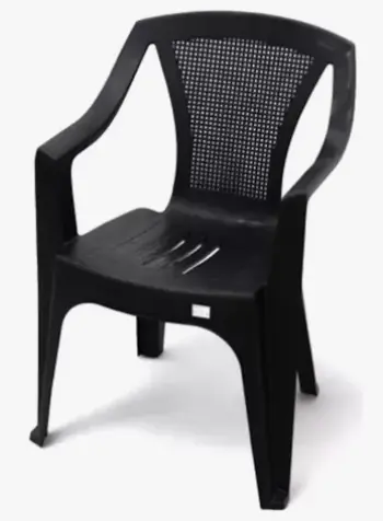 Poltrona Maldivas Alta Preta 11988 Falke